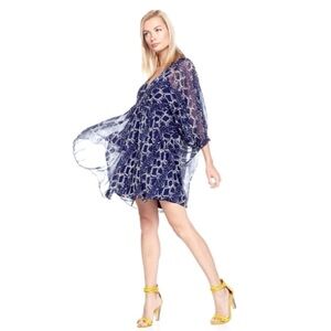 Diane von Furstenberg • Silk Fleurette Mini Dress || Size 2